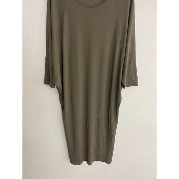 Michael Kors Made in Italy Dress 2 Brown Pullover Shirt Tunic Relaxed Fit - Picture 3 of 8